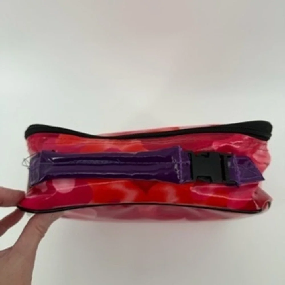 Bazoongi Kids Pink Red Heart Camo Insulated Lunch Box NWT School Bag Cooler‎